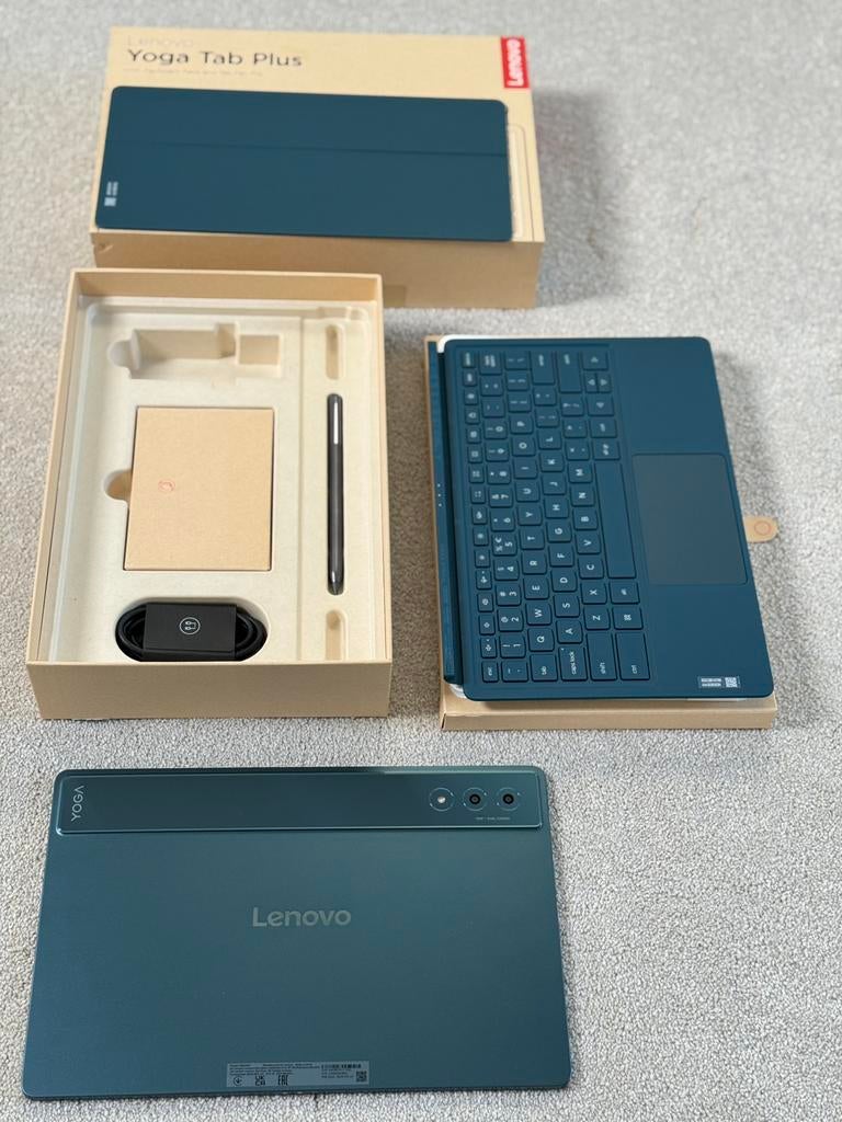 Lenovo Yoga Tab Plus 12.7 256GB Wifi pen + toetsenbord, Lenovo, Lenovo Yoga Tab Plus, Nieuw, Ophalen of Verzenden
