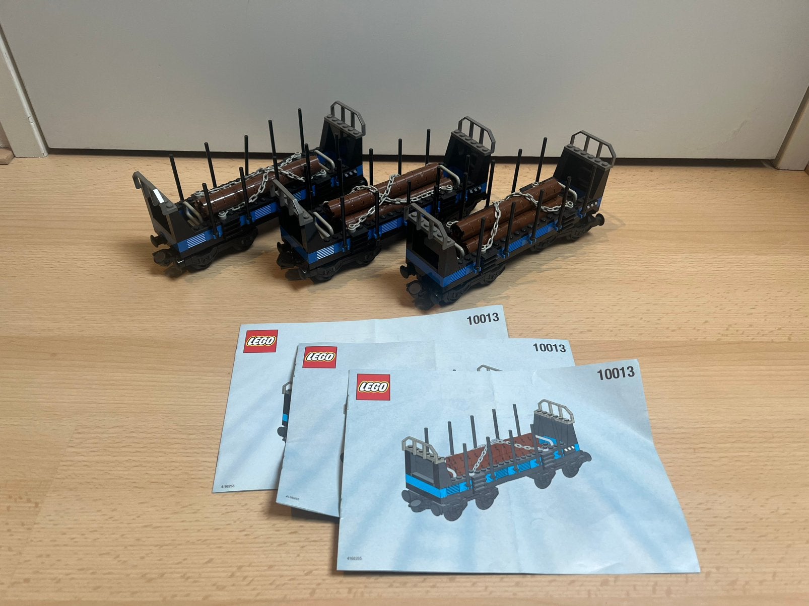 Lego 10013 boomstammen wagon 3 stuks, City, Lego, Inclusief instructies, Ophalen of Verzenden