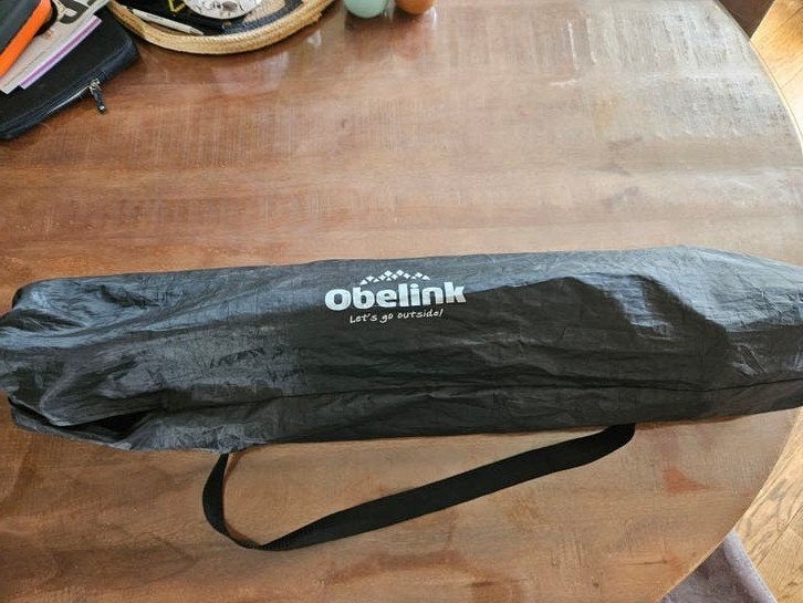 Obelink camping kinderstoel met Opbergtas, zeer netjes., Ophalen of Verzenden, Gebruikt, Campingstoel