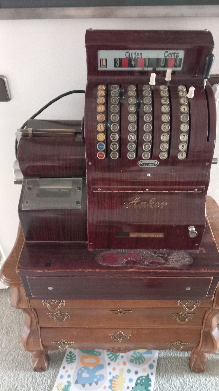 Antieke Anker kassa - Vintage kassa, Ophalen
