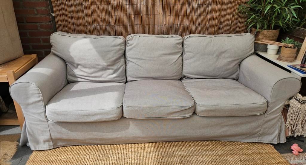Ikea ektorp 3 zits bank, Ophalen, Gebruikt, Tweepersoons, 75 tot 100 cm
