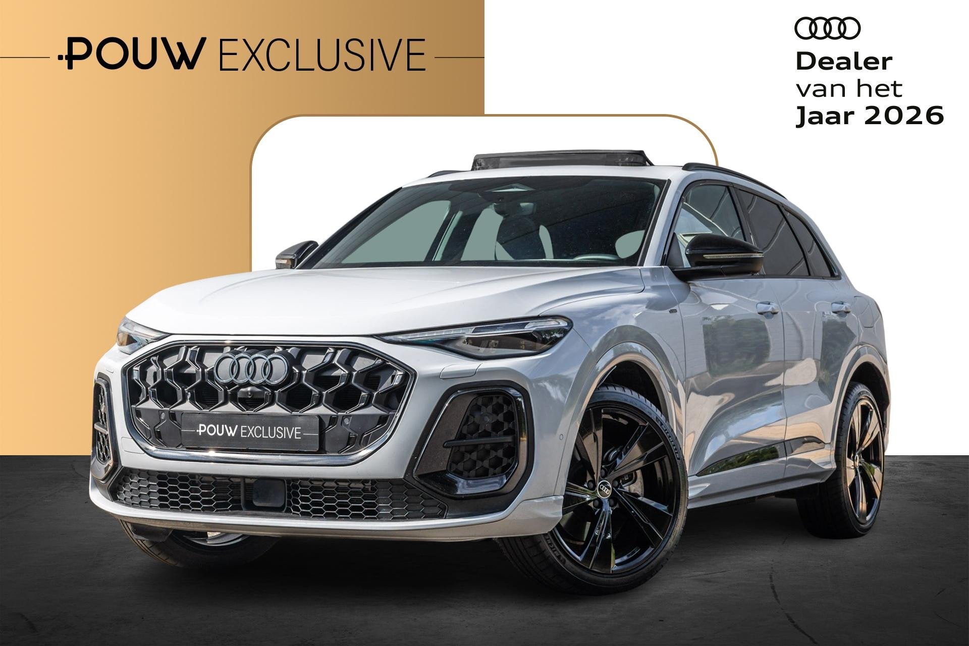 Audi Q5 2.0 TFSI 299pk e-hybrid Quattro S edition | Panorama, Auto's, Audi, Automaat, Stof, Gebruikt, 4 cilinders