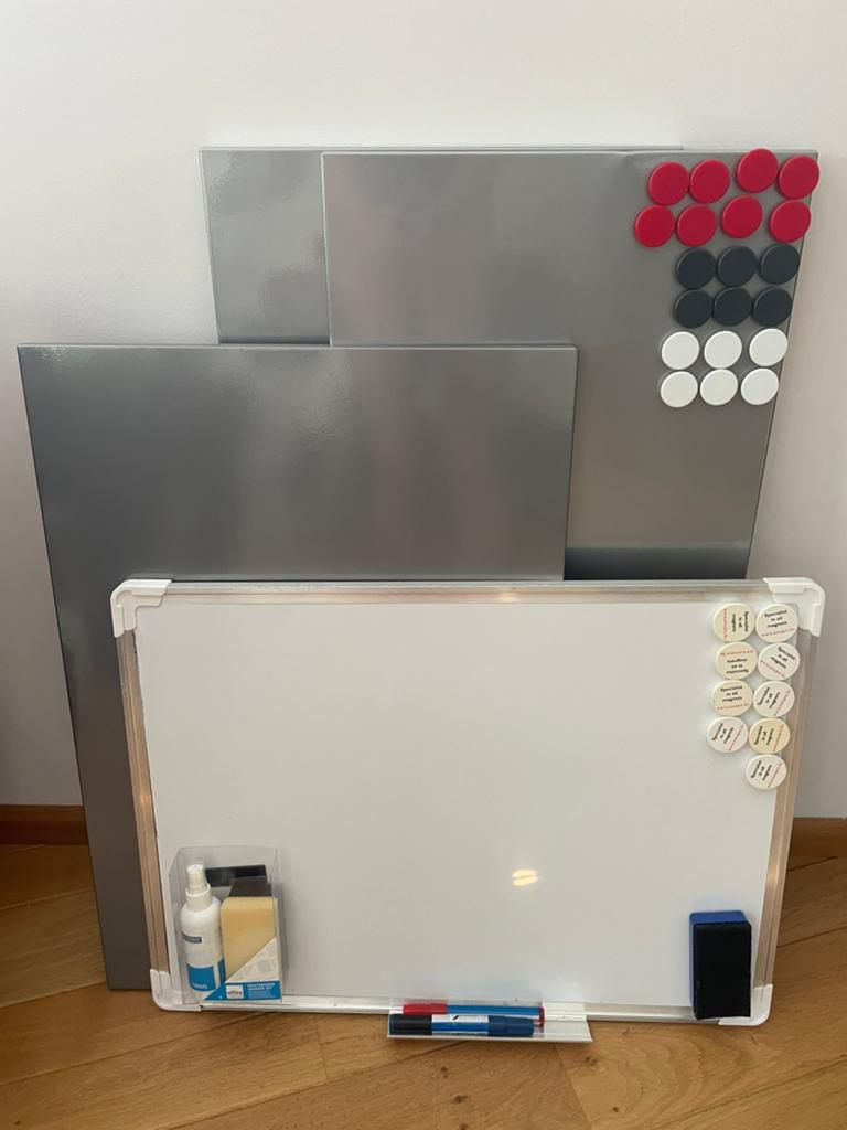 Magneetborden Ikea/whiteboard, Huis en Inrichting, Woonaccessoires | Memoborden, Ophalen, Zo goed als nieuw, Magneetbord