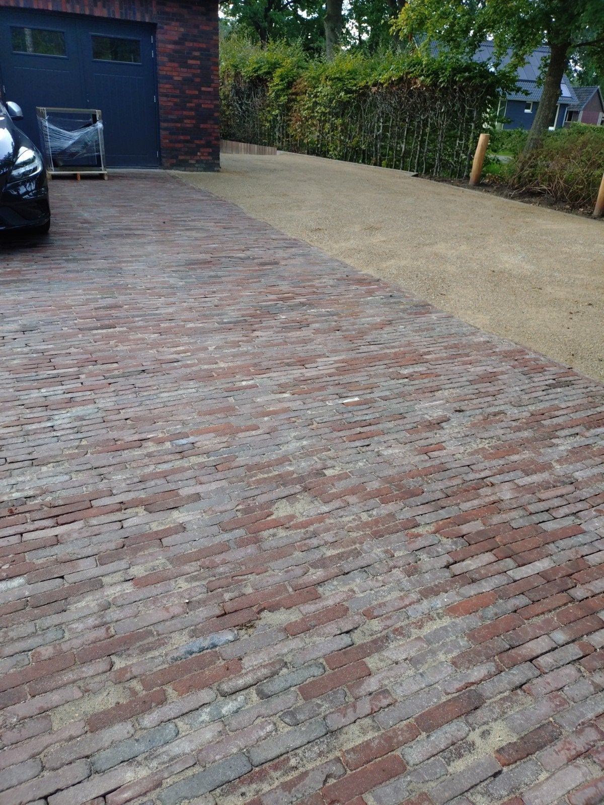 Oude gebakken klinkers Waalformaat - ca. 18m2, Tuin en Terras, Ophalen, Gebruikt, 10 m² of meer, Klinkers