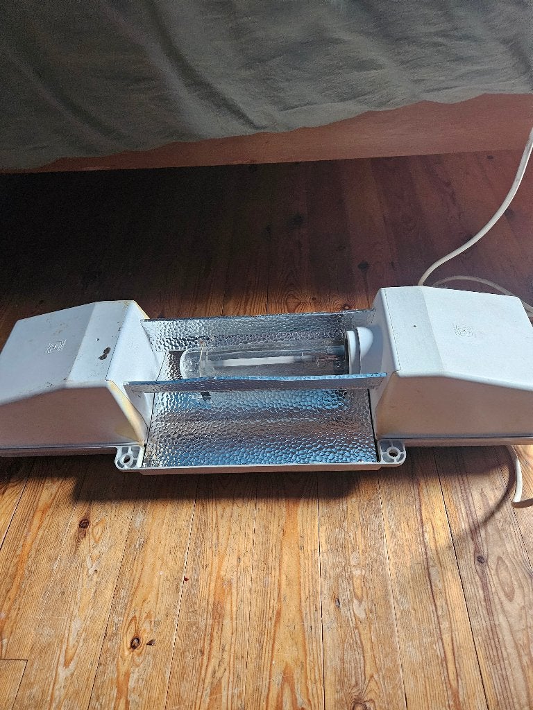 Warmtelamp met armatuur en koolstoffilter, Ophalen of Verzenden, Gebruikt