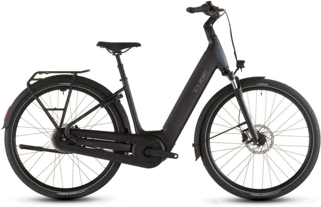 CUBE Supreme Hybrid Comfort SE One 600 Grey/Chrome Dames GRE, Fietsen en Brommers, Elektrische fietsen, Nieuw, Cube, 55 tot 59 cm