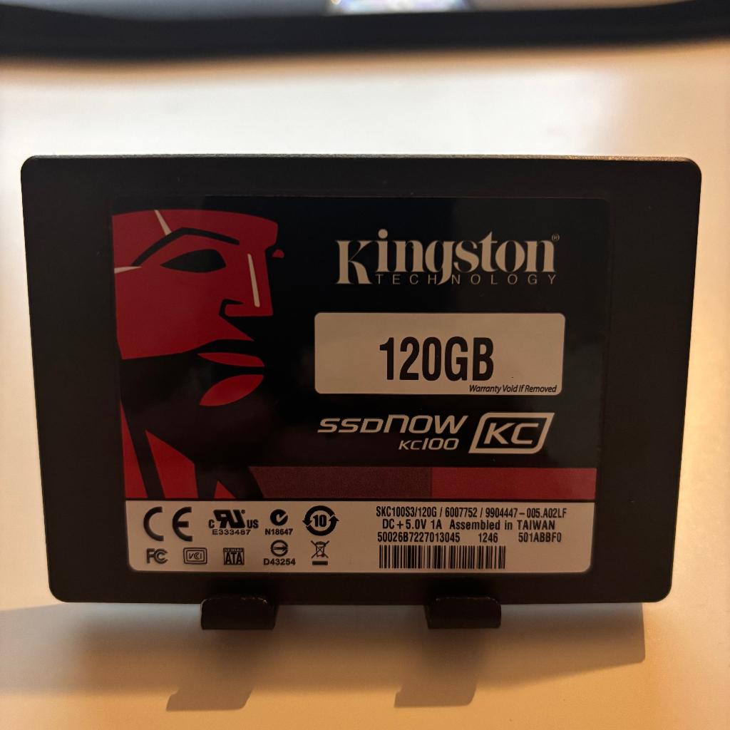 Kingston KC100 SSD - 120GB - 100% Health, Intern, Kingston, Ophalen of Verzenden, Laptop