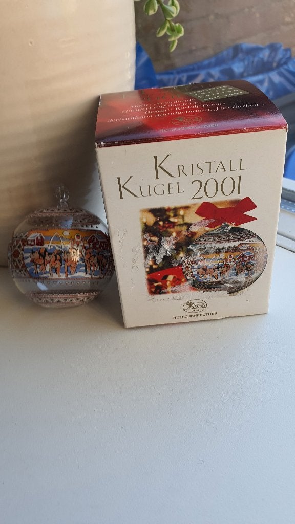 Hutschenreuther Kerstbal 2001 Groenland Limited Edition, Diversen, Ophalen of Verzenden