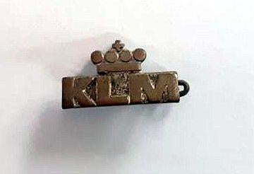 KLM broche., Ophalen of Verzenden, Gebruikt, Overige kleuren, Overige materialen