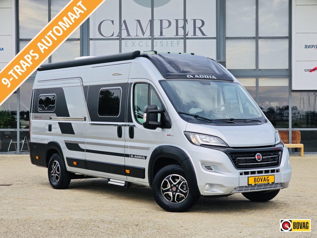 Adria Twin Supreme 640 SLB 2x Airco Omvorm. Lith. 160PK AUT., Caravans en Kamperen, Automaat, Luifel, Fiat, 6 tot 7 meter