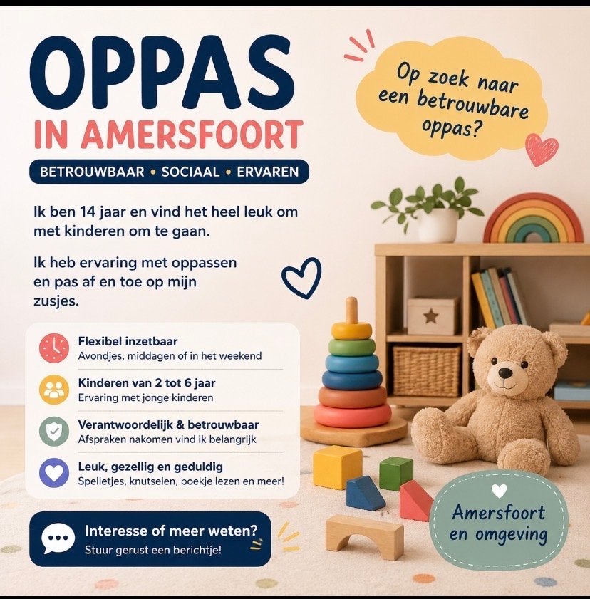 Oppaswerk gezocht!, Vacatures