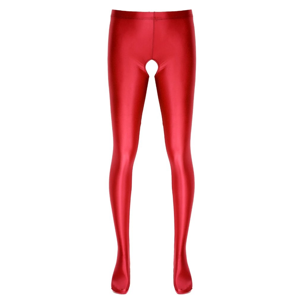 Rode chaps legging / heren dames strakke broek sexy, Verzenden, Nieuw, Overige maten, Rood