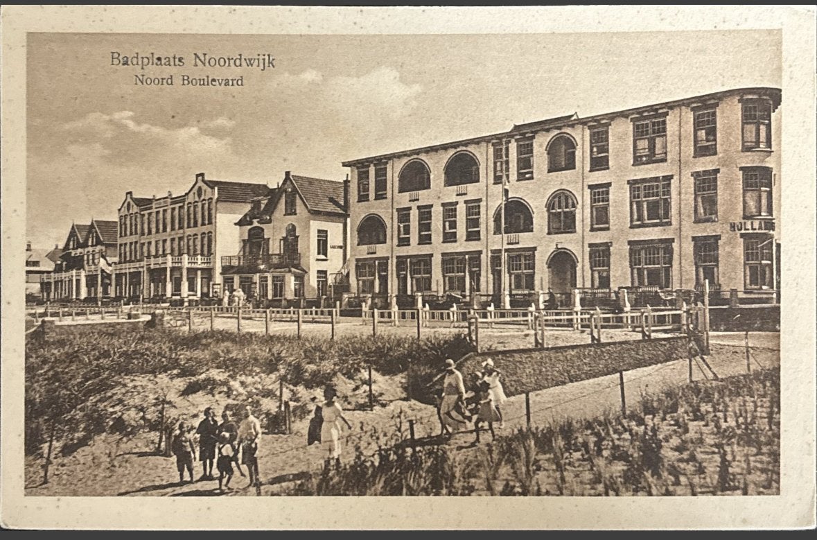 Noordwijk, Noord Boulevard, Ophalen of Verzenden, 1920 tot 1940, Ongelopen, Zuid-Holland