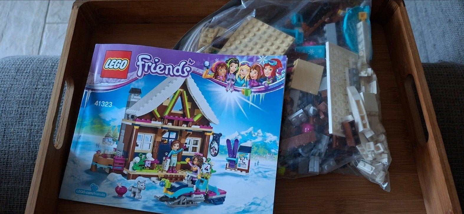 LEGO Friends 41323 Snow Resort Chalet - Compleet, Ophalen, Compleet, Lego, Friends
