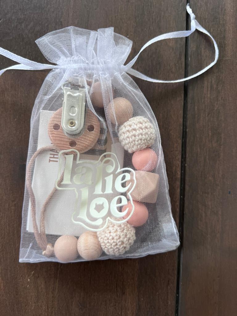 Speenkoord roze, Lalieloe (handmade), nieuw!, Ophalen of Verzenden, Nieuw