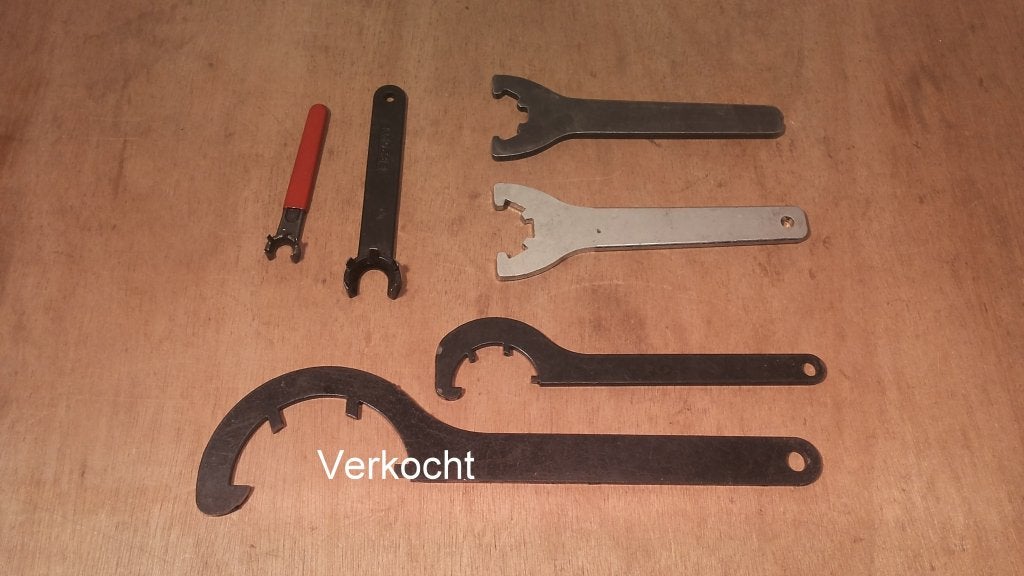 Spantangsleutels ER en ER mini, Verzenden, Zo goed als nieuw, Metaaldraaibank