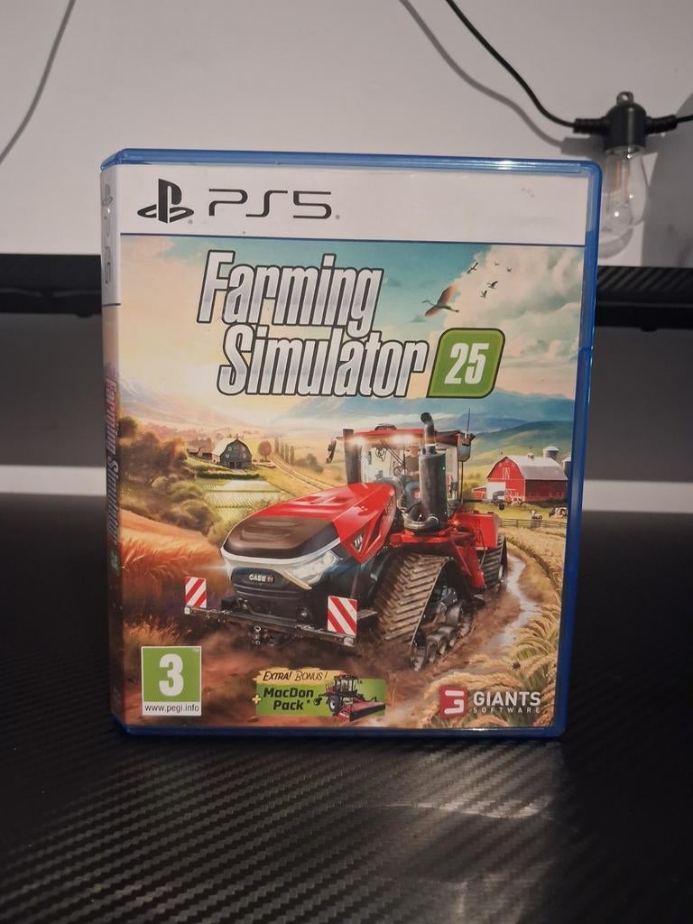 Farming Simulator 25 voor PlayStation 5 (PS5), Spelcomputers en Games, Games | Sony PlayStation 5, Ophalen, Online, 1 speler, Nieuw