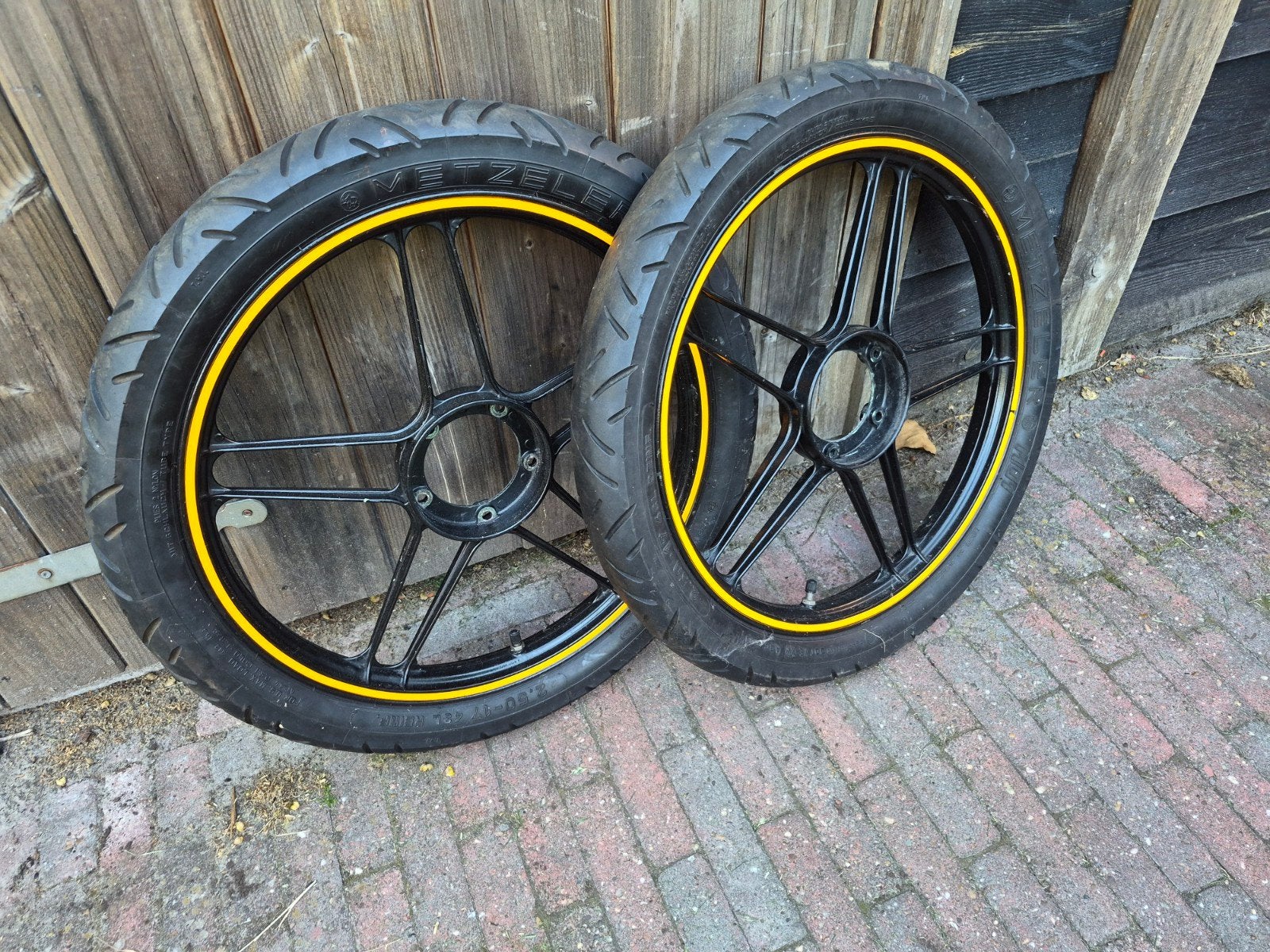 Set supersnelle sterwielen Puch maxi 17 inch, Ophalen