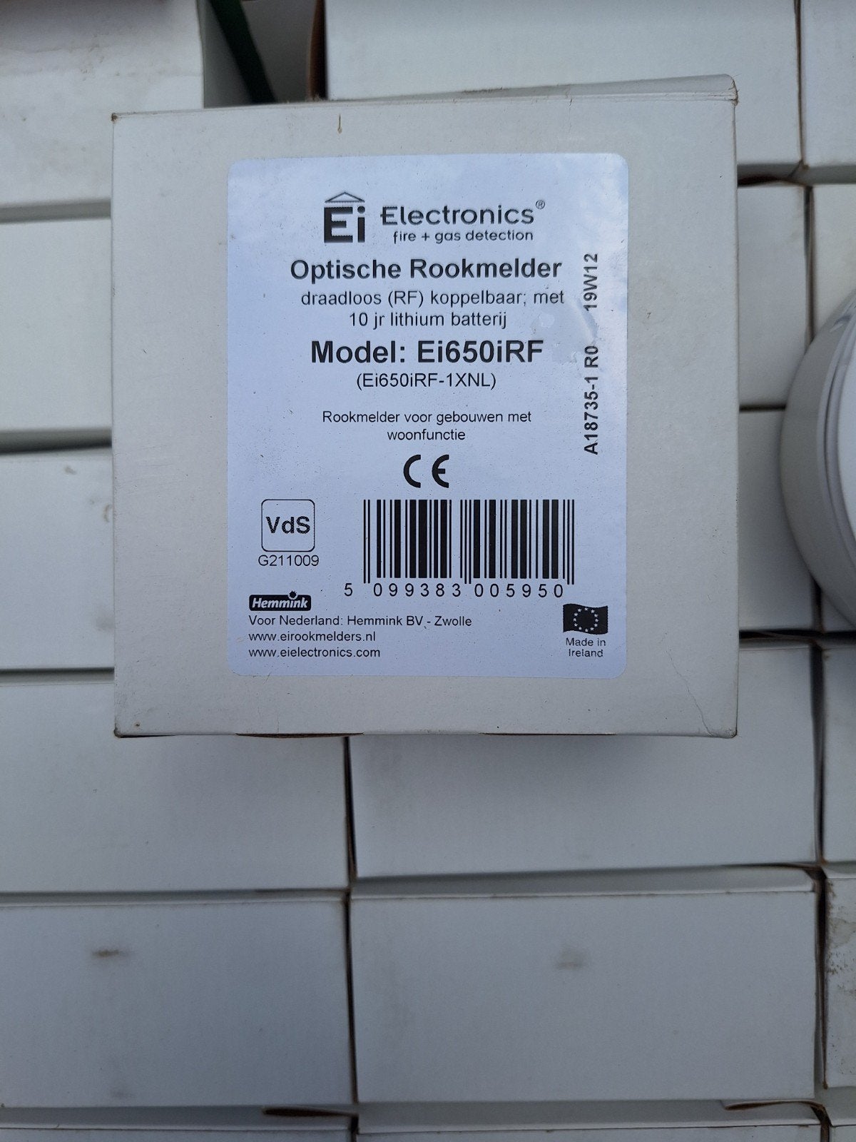26x Ei Electronics Optische Rookmelder Ei650iRF Draadloos, Ophalen of Verzenden, Nieuw