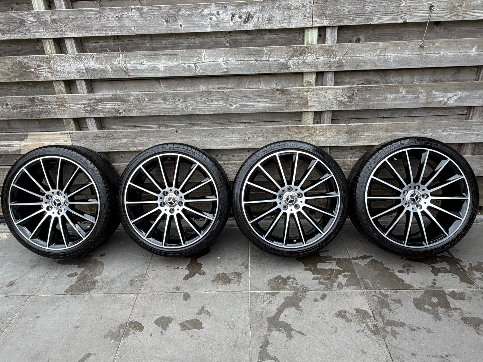 Mercedes-Benz W213 S213 AMG 20 inch velgen met MICHELIN MOE, Auto-onderdelen, Banden en Velgen, Ophalen, R, Gebruikt, 275 mm