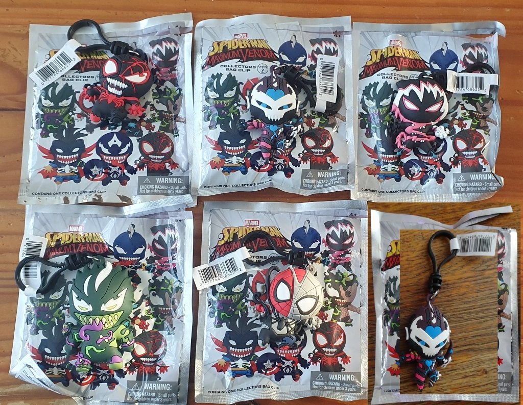 Spider-man maximum Venom collectors bag clip series, Ophalen of Verzenden, Nieuw