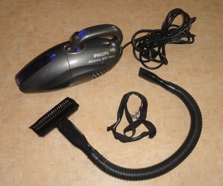 Philips Minivac 850 Watt - Handheld mini stofzuiger, Caravans en Kamperen, Caravan accessoires, Gebruikt, Ophalen of Verzenden