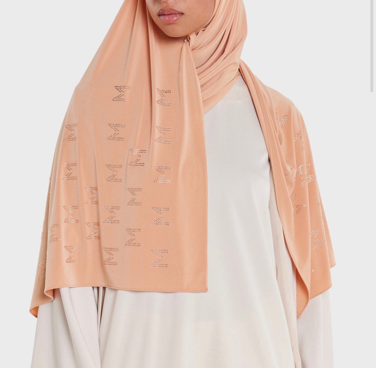 Merrachi | The Unique Premium Jersey | Pastel Orange, Ophalen, Nieuw, Maat 46/48 (XL) of groter, Sjaal