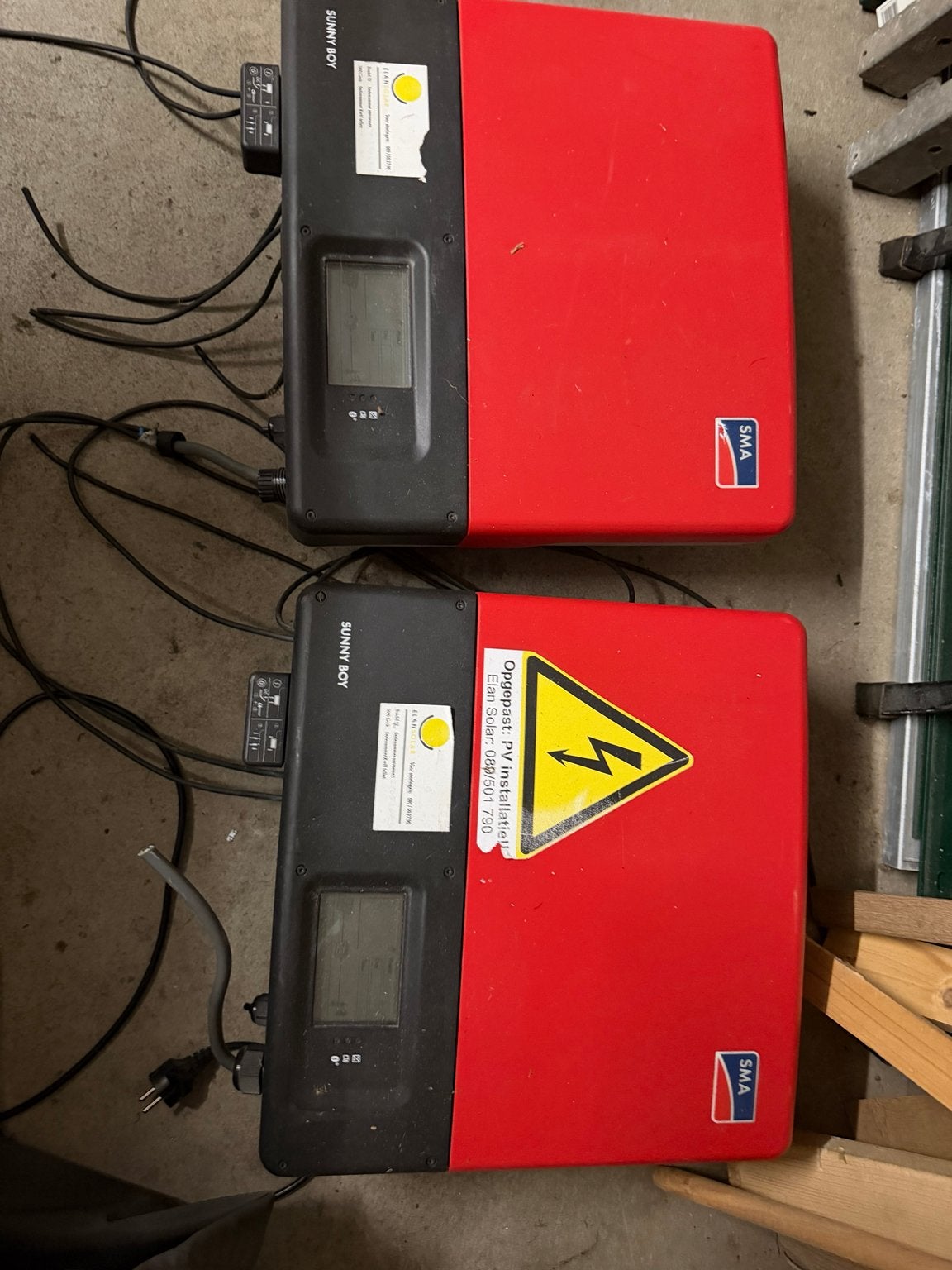 Te koop: 2x SMA Sunny Boy SB 5000TL-20 omvormer – 5.000 Watt, Doe-het-zelf en Verbouw, Zonnepanelen en Toebehoren, Ophalen, Gebruikt