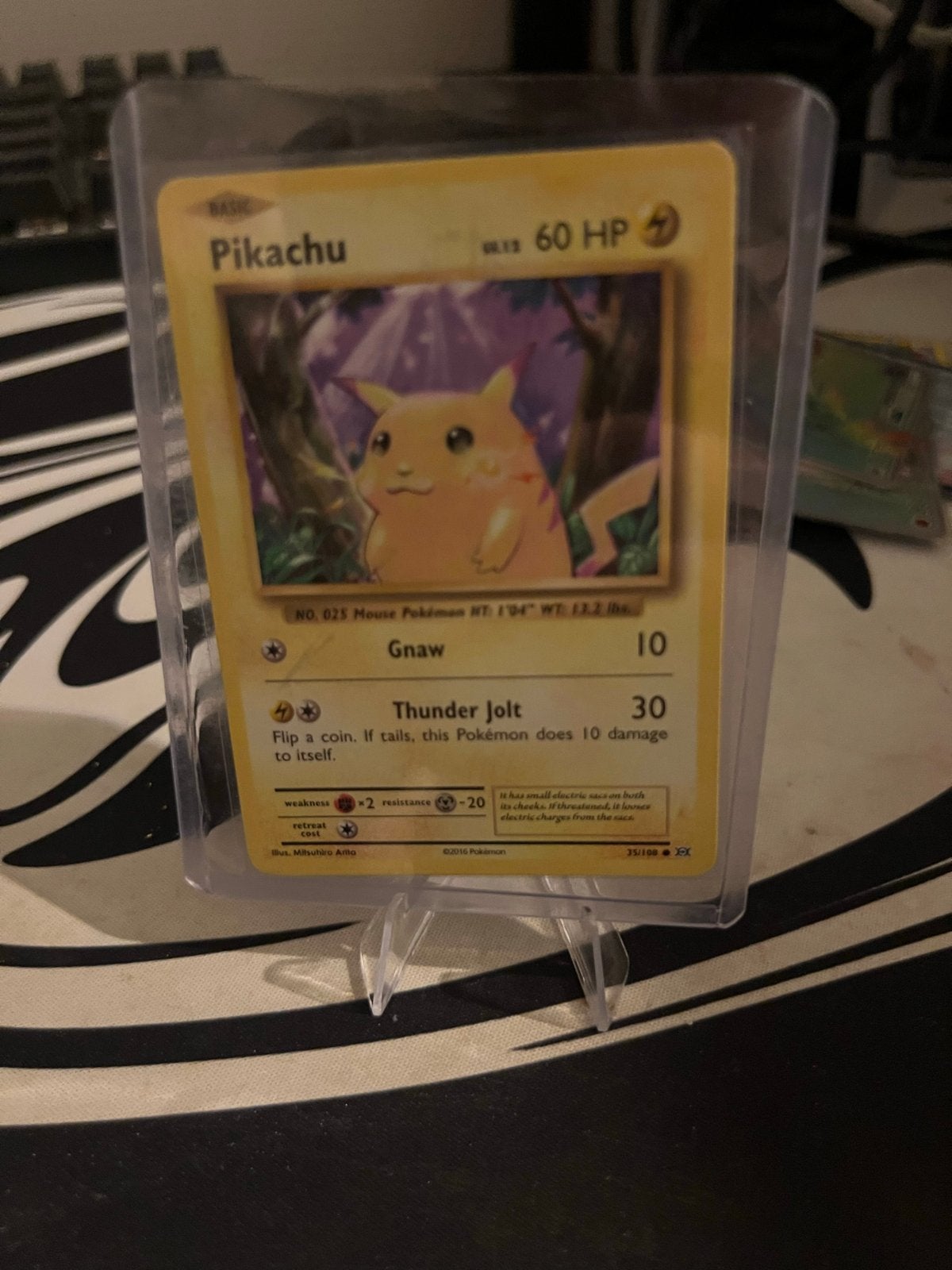 Pikachu Pokémon Kaart 35/108 XY Evolutions, Ophalen of Verzenden, Gebruikt, Losse kaart