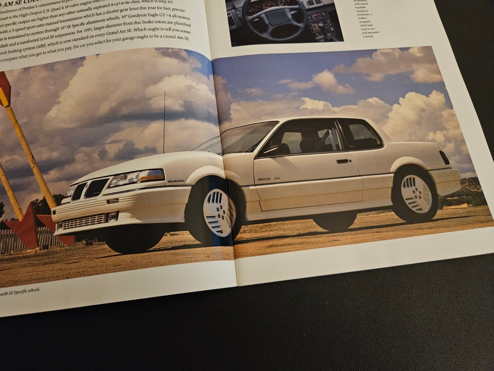Brochure Pontiac 1991 USA, Ophalen of Verzenden, Zo goed als nieuw, Overige merken