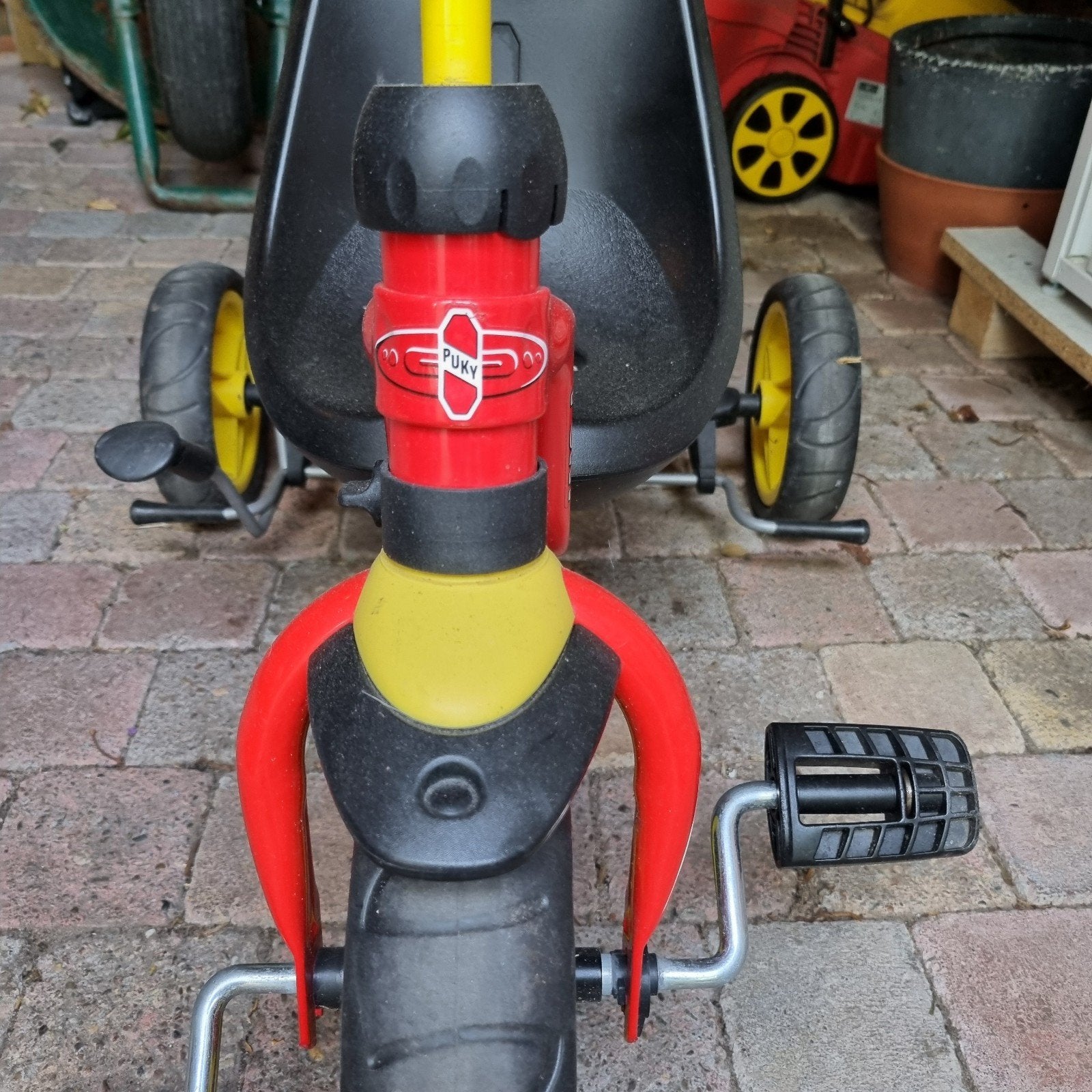 Puky driewieler met duwstang, Ophalen of Verzenden, Gebruikt, Puky
