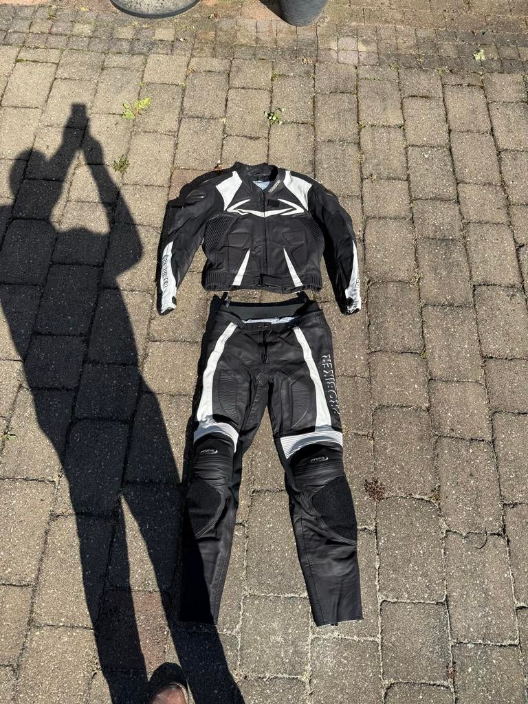 PROBIKER Motorpak Zwart/Wit - Maat L, Ophalen of Verzenden, Tweedehands, Heren, Combipak