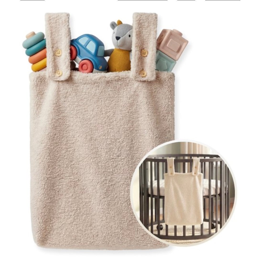 Babykamer of box zacht teddy opbergzak, Ophalen, Zo goed als nieuw