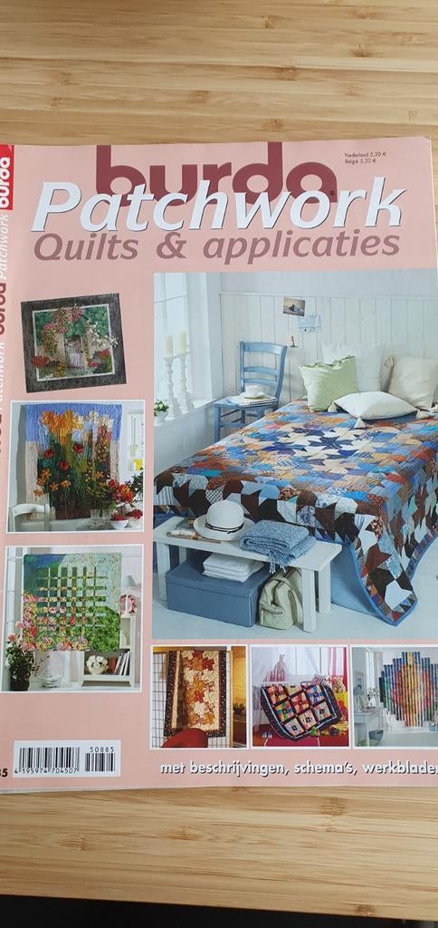 Burda Patchwork Quilt Patroon, Ophalen of Verzenden