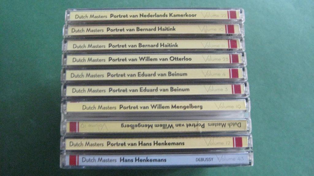 10 x Philips serie klassiek Dutch Masters, Cd's en Dvd's, Boxset, Ophalen of Verzenden, Zo goed als nieuw, Classicisme