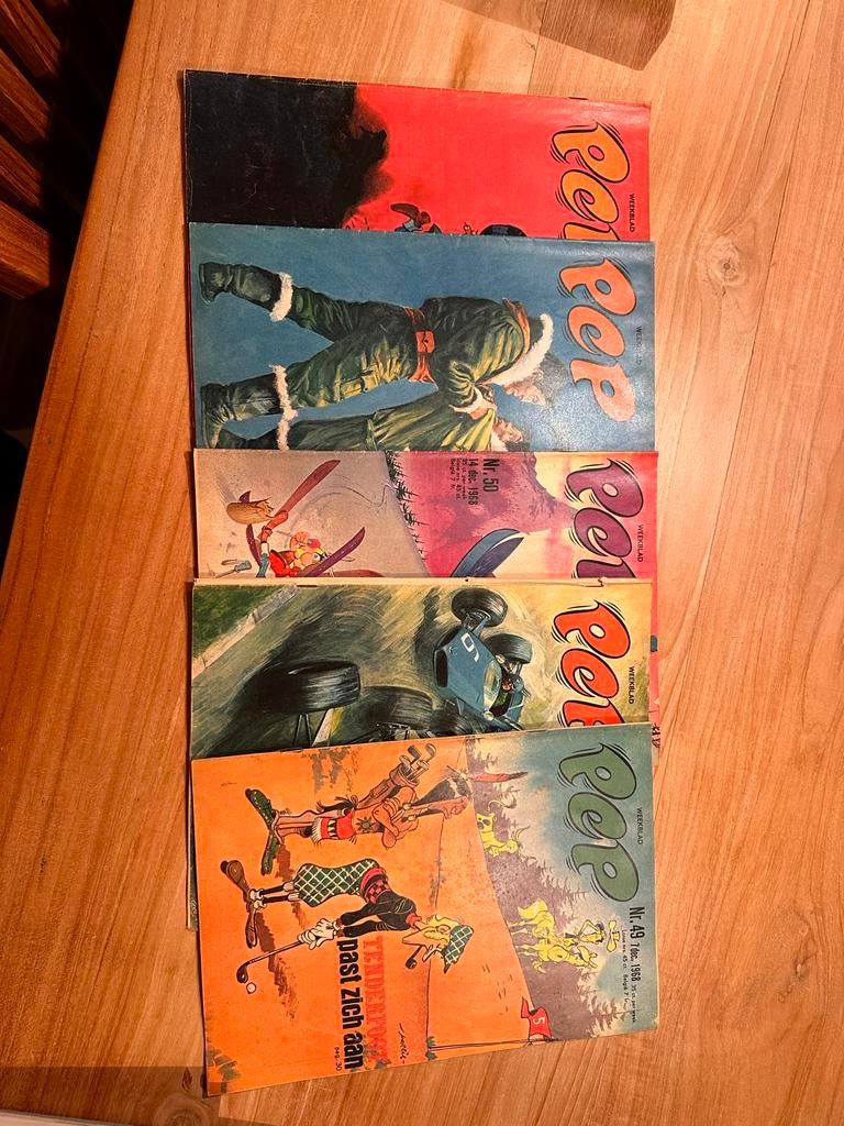 Collectie Pep & Sjors tijdschriften uit de jaren '60, Ophalen of Verzenden, Gelezen, Overige typen