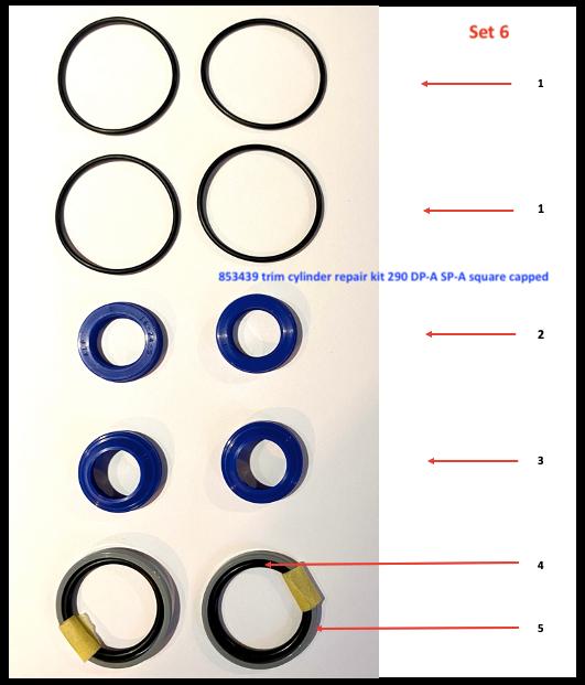 Volvo Penta trim- en stuurcilinder reparatie sets, Diensten en Vakmensen, Reparatie en Onderhoud | Watersport en Boten, Motor en Besturing