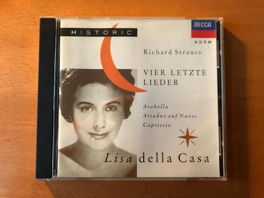 Richard Strauss - Vier letzte Lieder (Lisa della Casa), Ophalen of Verzenden, Romantiek, Zo goed als nieuw, Vocaal