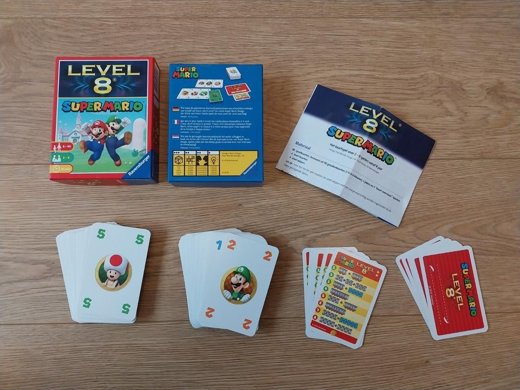 Level 8 Supermario, kaartspel, Ophalen of Verzenden, Nieuw