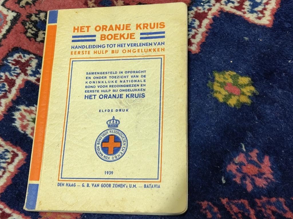 Ehbo boekje Oranje Kruis 1939, Ophalen of Verzenden, Zo goed als nieuw