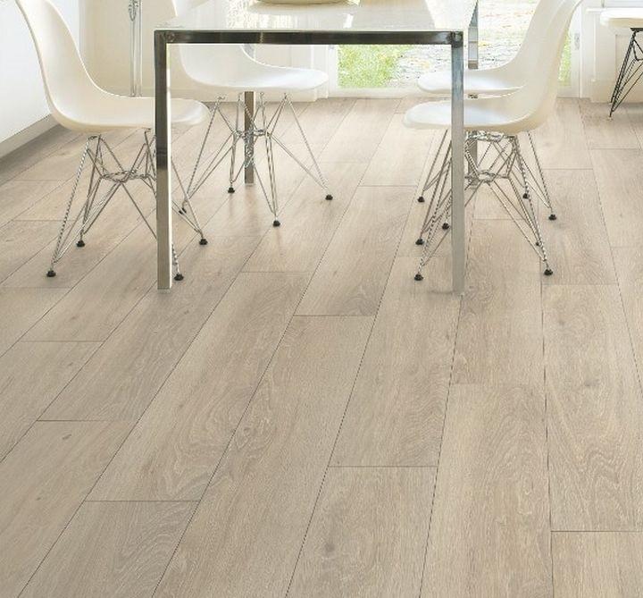 95,72m2 Waterbestendige Laminaat Greige Eik 8mm 60pak =€1140, 75 m² of meer, Beige, Nieuw, Ophalen of Verzenden