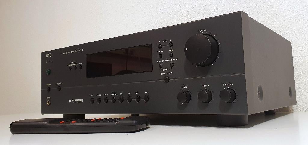 Receiver NAD AV711 - 5.1 (40W), Optical aansluiting, Overige merken, Ophalen of Verzenden, S, S