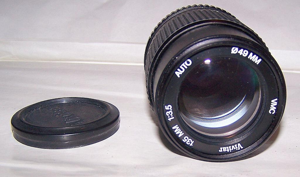 Vivitar VMC Auto 1:3,5 135mm prime telelens. K-bajonet. Nwst, Ophalen of Verzenden, Zo goed als nieuw, Telelens