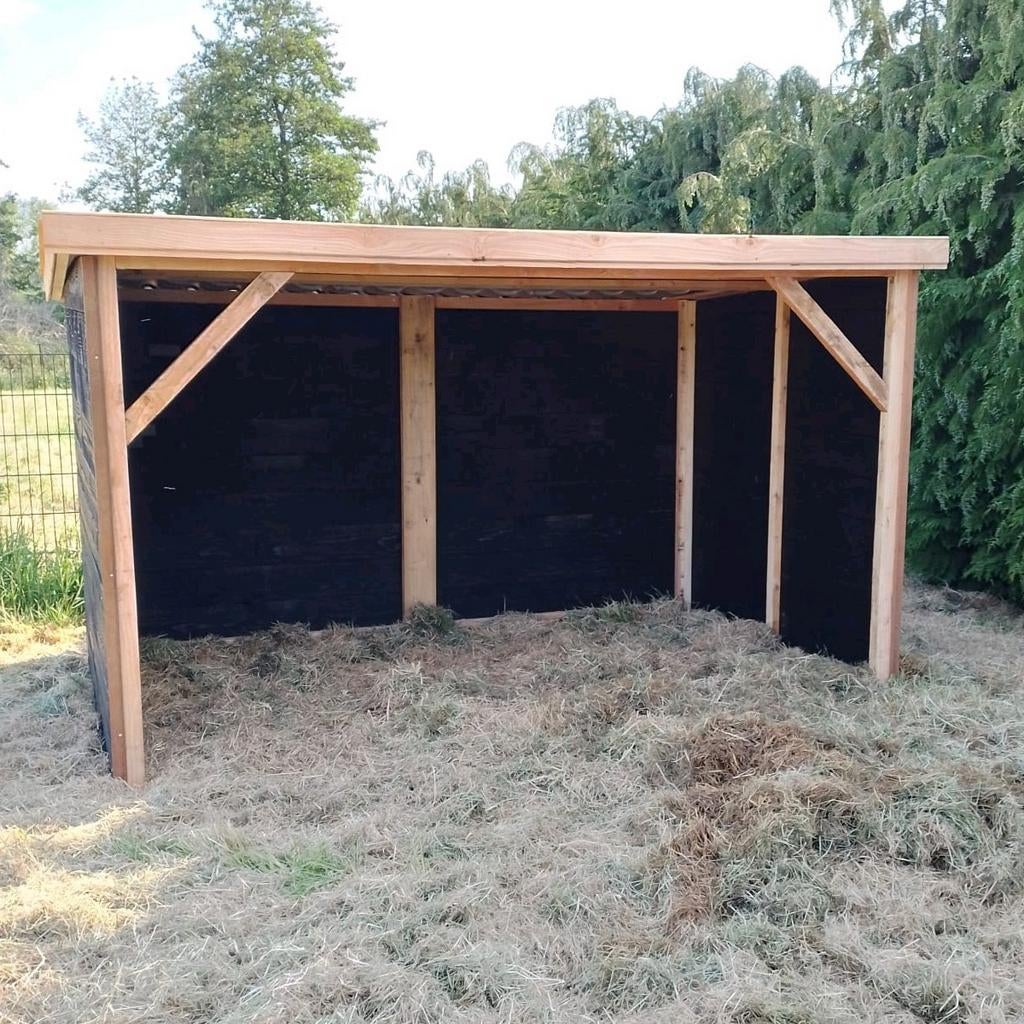 Schuilstal, paard, pony, schaap: Douglas, op maat, Ophalen of Verzenden, Nieuw, Overige soorten