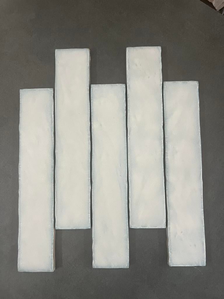 Wandtegels 5x25cm €30,- per m2 verde glossy, Ophalen, Nieuw, Minder dan 20 cm, 10 m² of meer