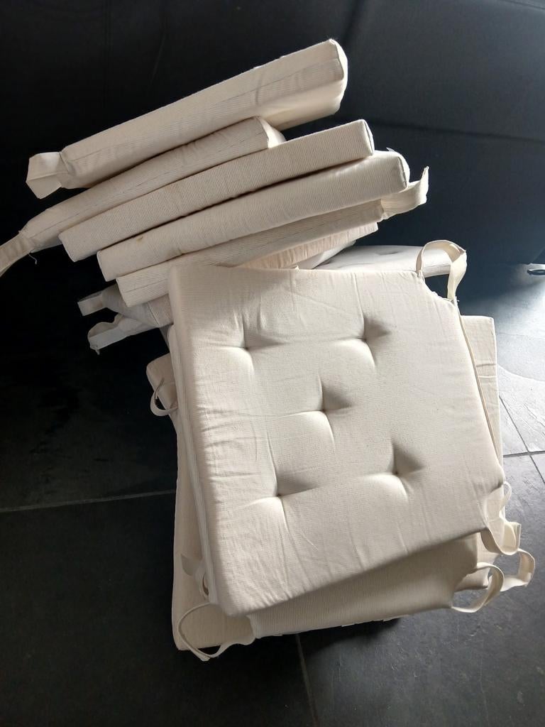 Stoelkussens Ikea Justina, Ophalen of Verzenden, Wit, Eén