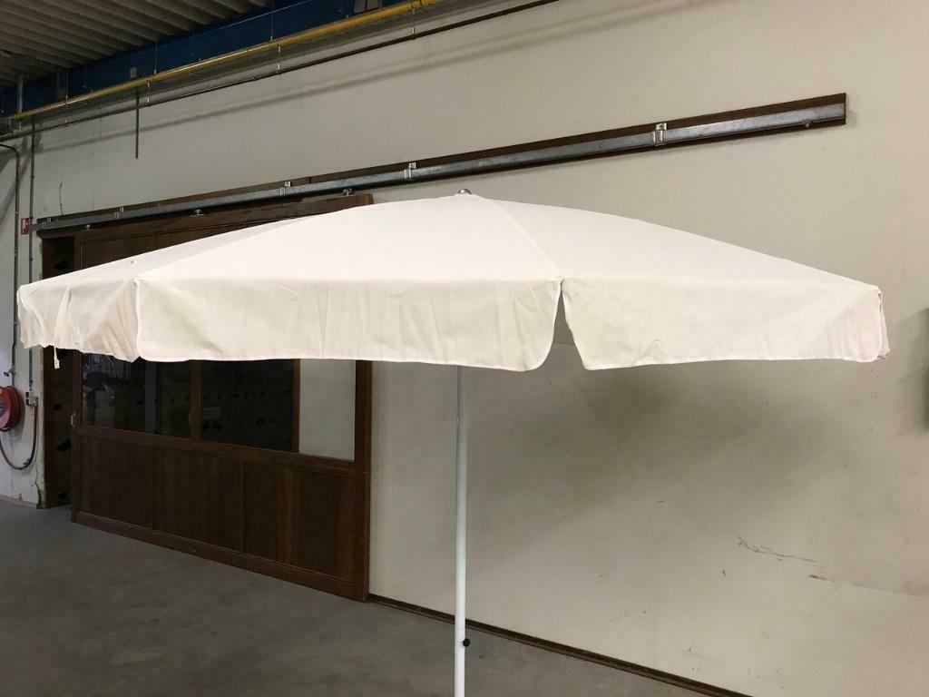 prachtige Italiaanse parasol 300 cm rond naturel, Ophalen of Verzenden, Nieuw, 2 tot 3 meter, Stokparasol