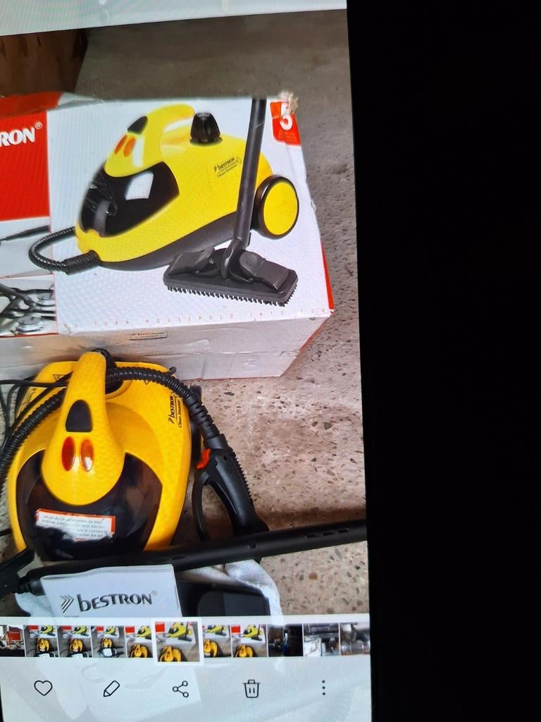 Bestron Stoomreiniger - Nieuw in doos!, Ophalen of Verzenden, Nieuw, Reservoir, Minder dan 1200 watt