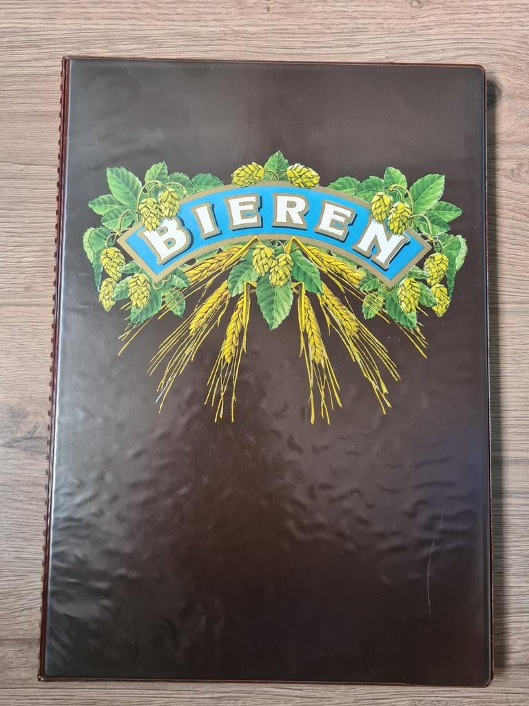 Zeldzame vintage bierkaart 1989, Verzamelen, Biermerken, Ophalen of Verzenden, Glas of Glazen, Overige merken