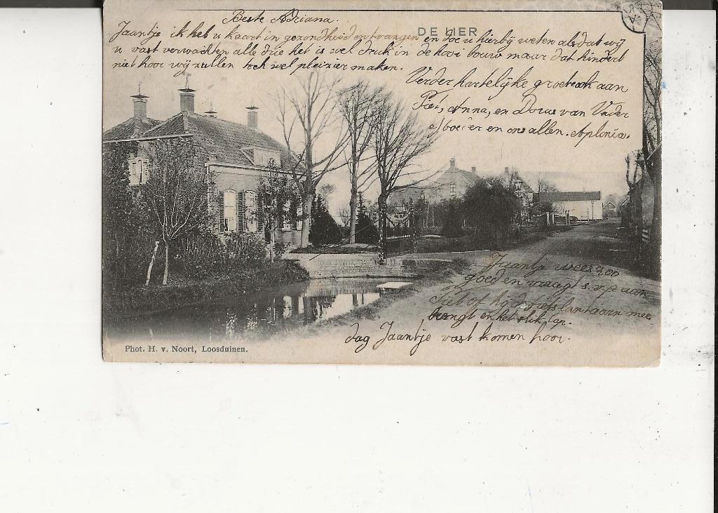 De Lier Villa GR Pijnacker & GR De Lier 27 juni 1906, Ophalen of Verzenden, Voor 1920, Gelopen, Zuid-Holland